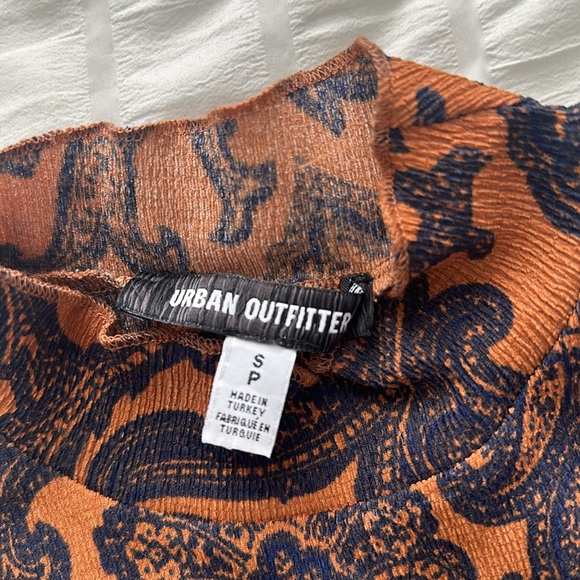 Urban Outfitters Paisley Mock Neck Dress - Picture 2 of 4